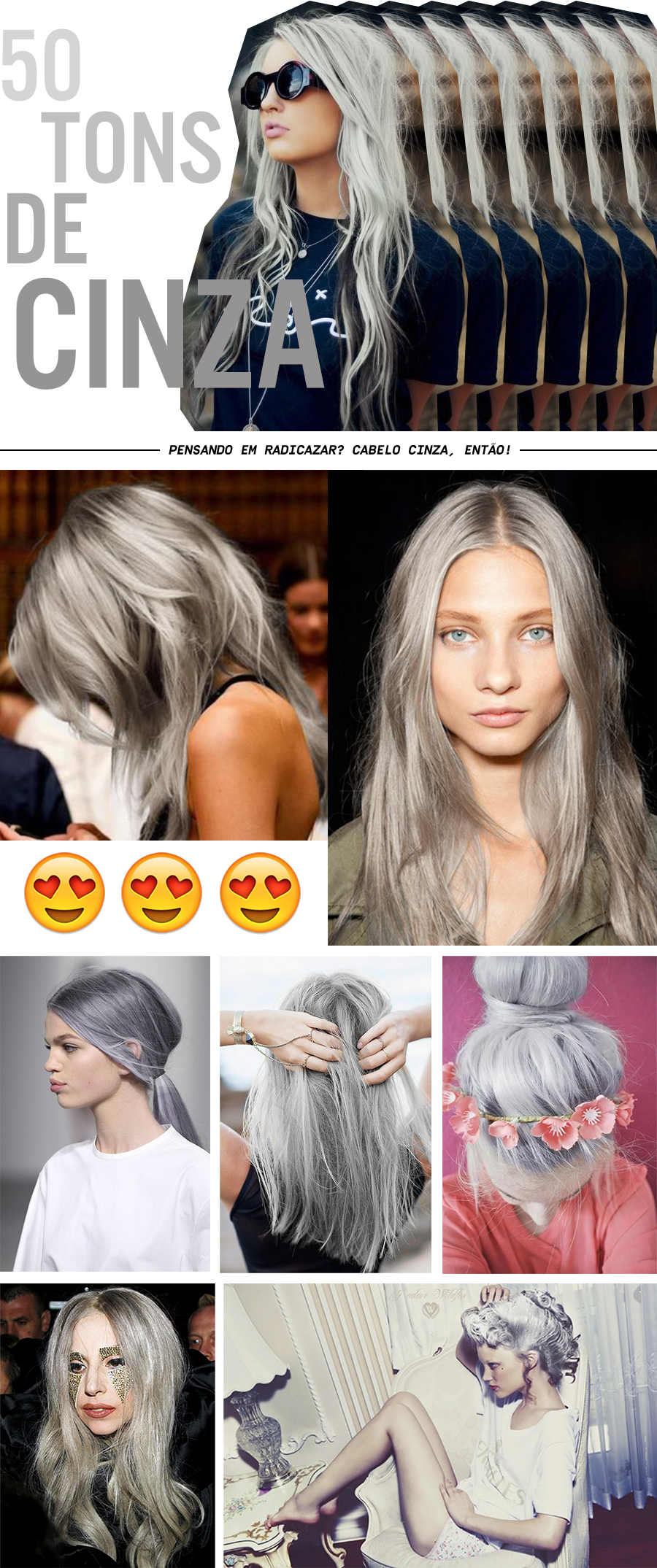 cabelo cinza